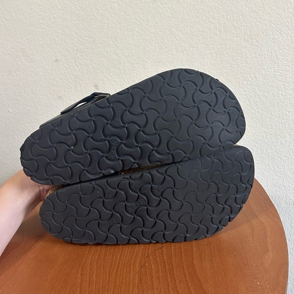 Birkenstock Women's Gizeh Footbed Sandal Black Size 8 Outdoor Adjustable Strap - Picture 5 of 9